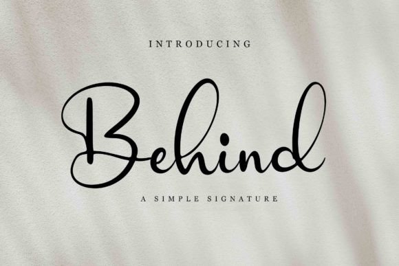 Behind Font - Featured Image