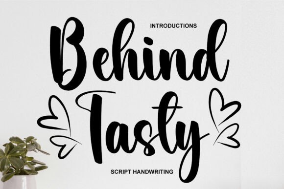 Behind Tasty Font - Featured Image