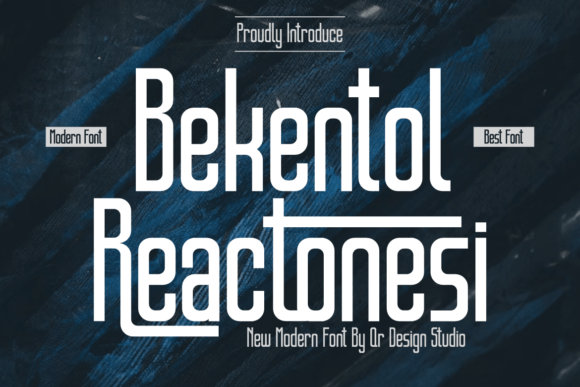 Bekentol Reactonesi Font - Featured Image