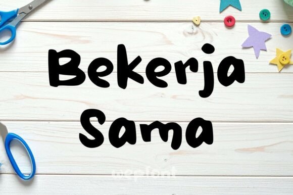 Bekerja Sama Font - Featured Image