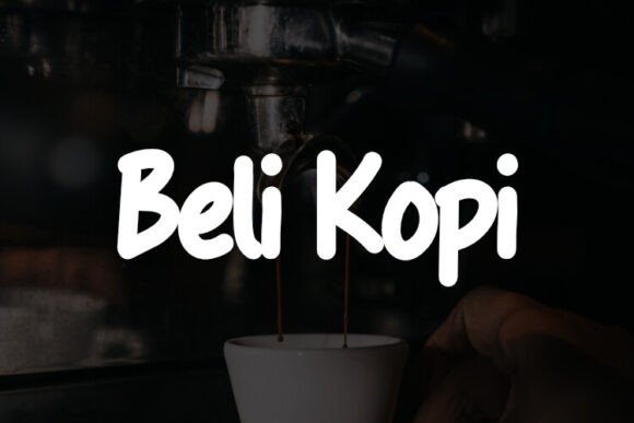 Beli Kopi Font - Featured Image