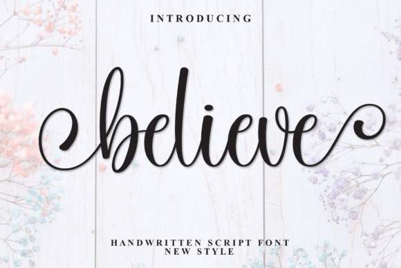 Believe Font - Featured Image