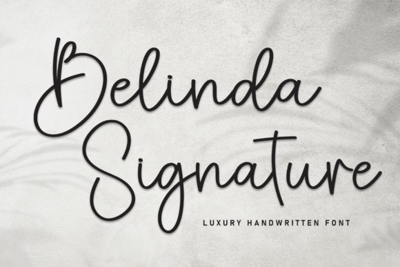 Belinda Signature Font - Featured Image