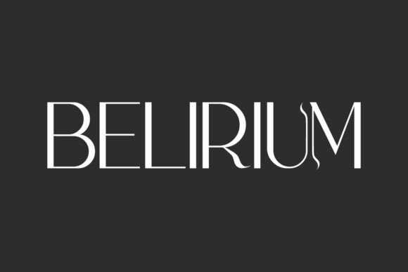 Belirium Font - Featured Image