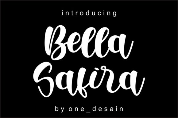 Bella Safira Font - Featured Image