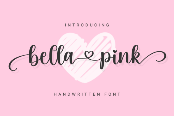 Bellapink Font - Featured Image