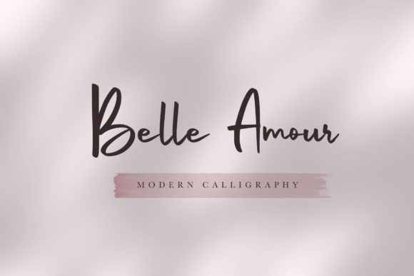 Belle Amour Font - Featured Image
