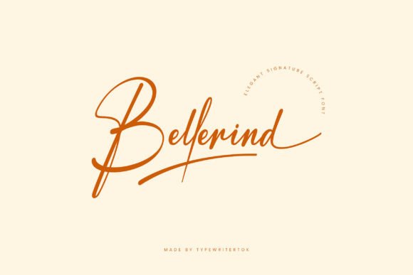 Bellerind Font - Featured Image