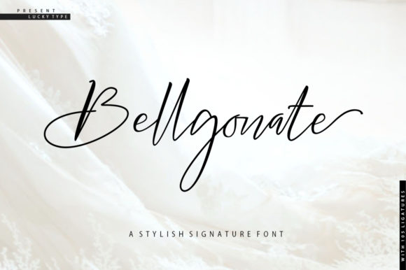 Bellgonate Script Font - Featured Image