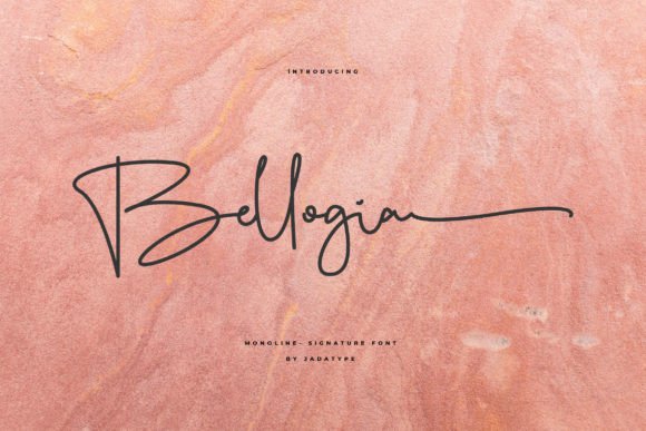 Bellogia Font - Featured Image