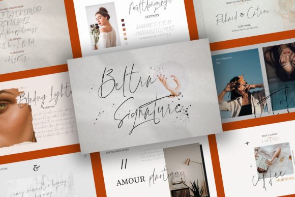 Beltra Signature Font - Featured Image