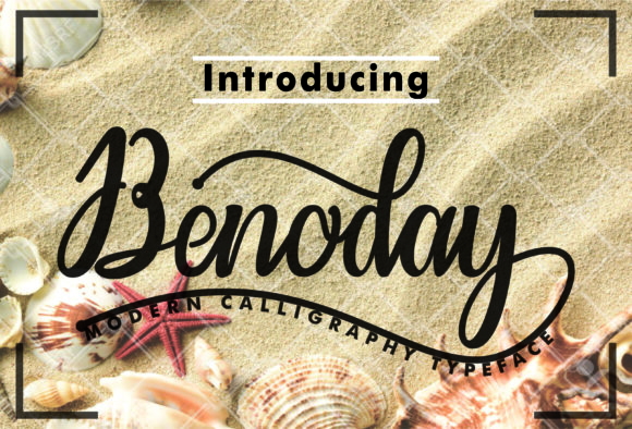 Benoday Font - Featured Image