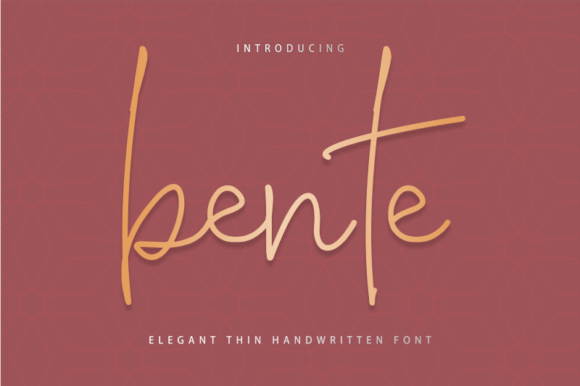 Bente Font - Featured Image