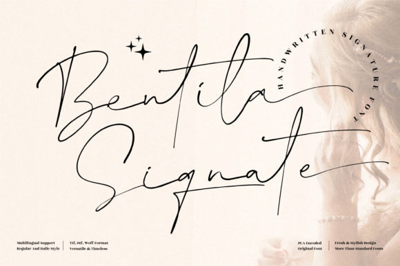 Bentila Signate Font - Featured Image