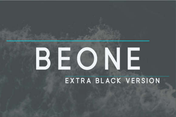 Beone Extra Black Font - Featured Image