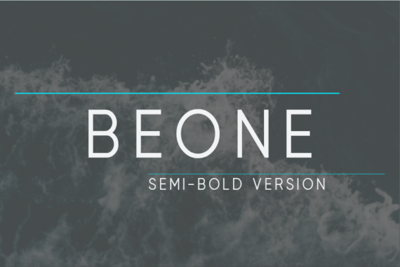 Beone Semi-Bold Font - Featured Image