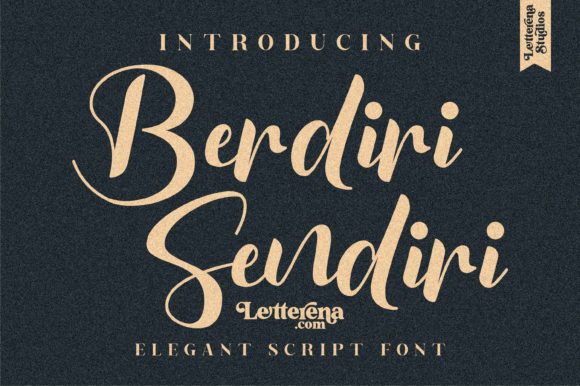 Berdiri Sendiri Font - Featured Image