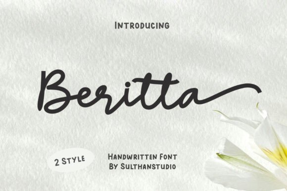 Beritta Font - Featured Image