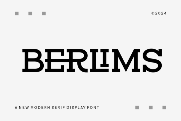 Berlims Font - Featured Image