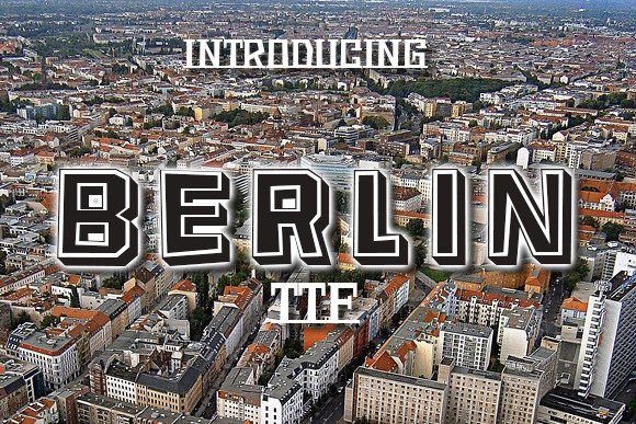 Berlin Font - Featured Image