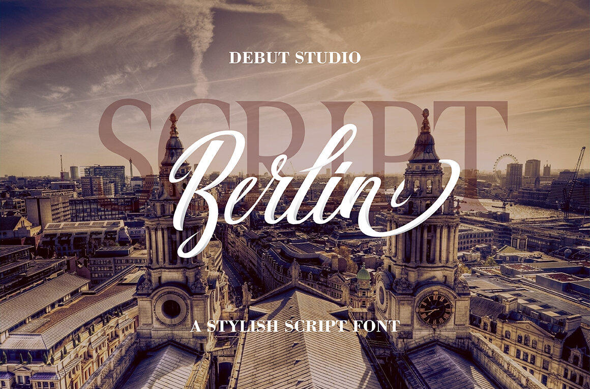 Berlin Script Font - Featured Image