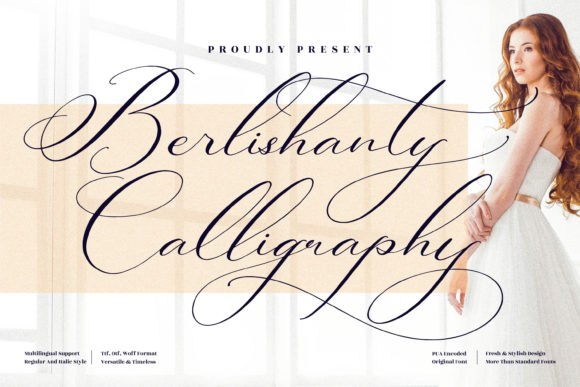 Berlishanty Calligraphy Font - Featured Image