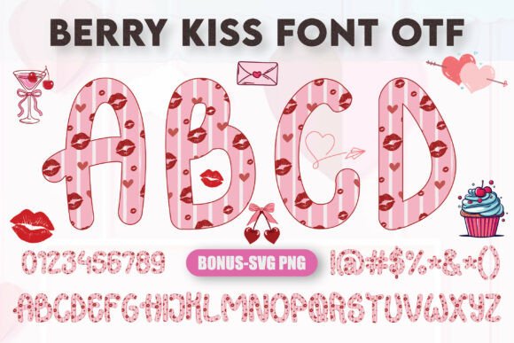 Berry Kiss Font - Featured Image