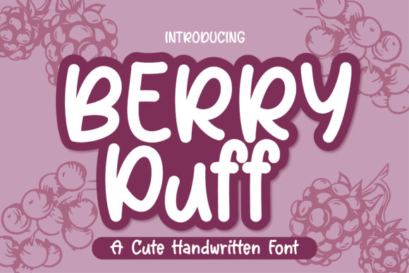Berry Puff Font - Featured Image