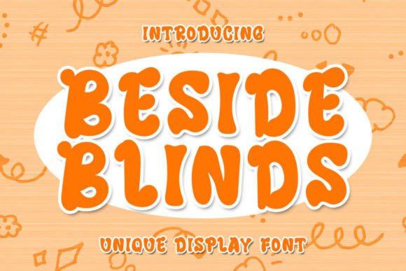 Beside Blinds Font - Featured Image