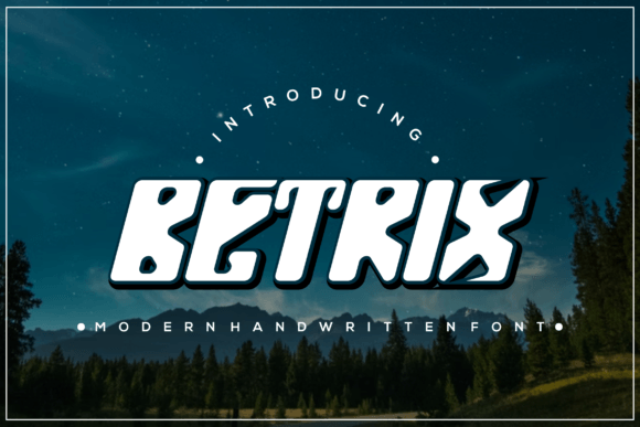 Betrix Font - Featured Image