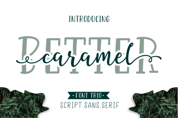 Better Caramel Trio Font - Featured Image