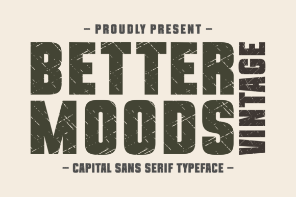 Better Moods Vintage Font - Featured Image