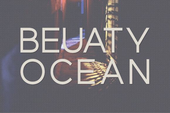 Beuaty Ocean Font - Featured Image