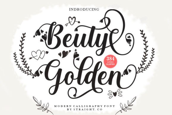 Beuty Golden Font - Featured Image