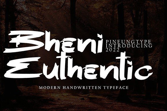 Bheni Euthentic Font - Featured Image
