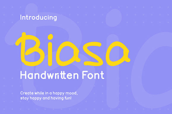 Biasa Font - Featured Image