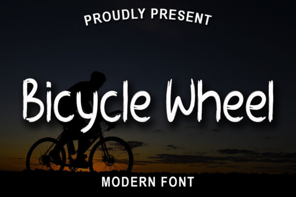Bicycle Wheel Font - Featured Image