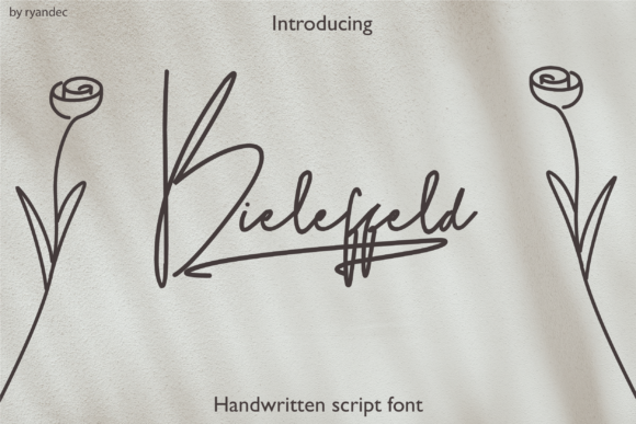 Bieleffed Script Font - Featured Image