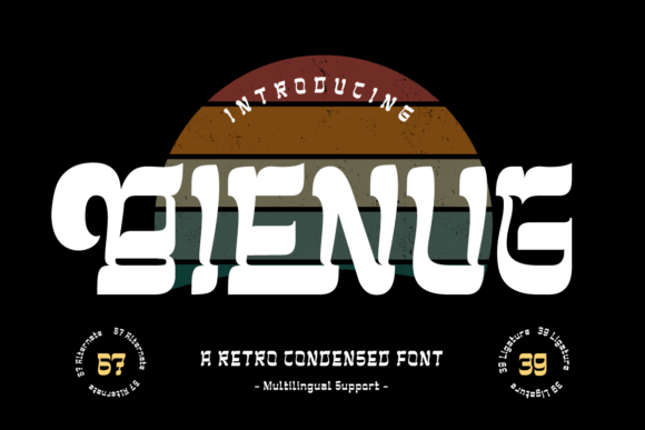 Bienug Font - Featured Image