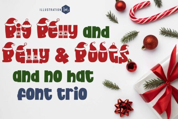 Big Belly Trio Font - Featured Image
