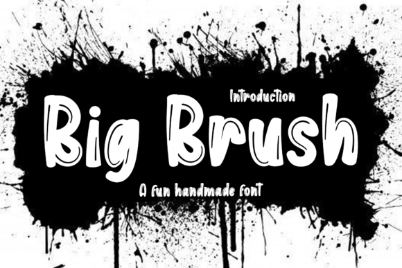 Big Brush Font - Featured Image