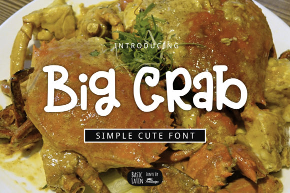Big Crab Font - Featured Image