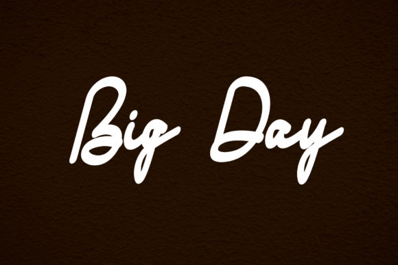 Big Day Font - Featured Image