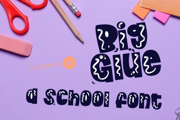 Big Glue Font - Featured Image