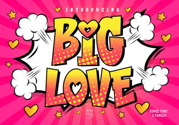 Big Love Font - Featured Image