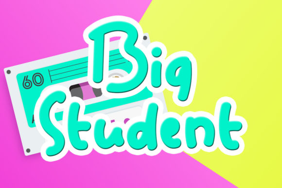 Big Student Font - Featured Image