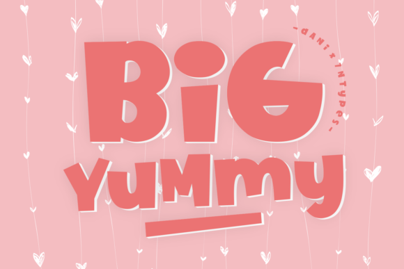 Big Yummy Font - Featured Image