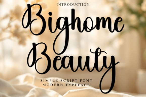 Bighome Beauty Font - Featured Image