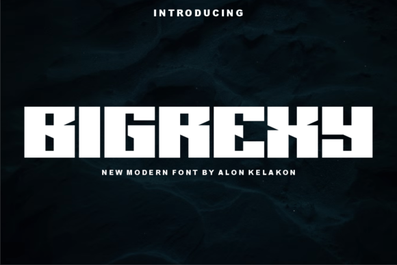 Bigrexy Font - Featured Image