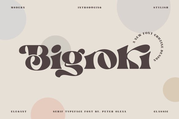 Bigroki Font - Featured Image